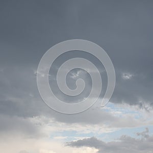 dark blue sky with clouds background