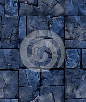 dark blue slate stone wall texture background
