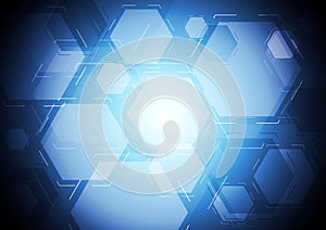 Dark blue tech backdrop