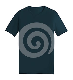Dark blue tshirt template