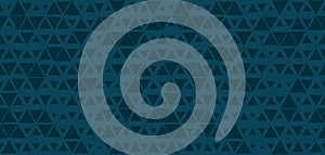 Dark blue vector seamless pattern with small triangles, halftone effect texture