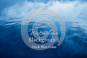 Dark blue watercolor background photo