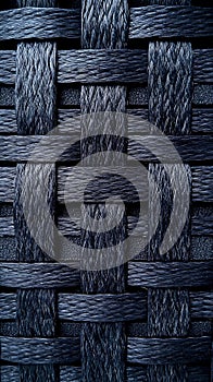 Dark blue woven pattern texture