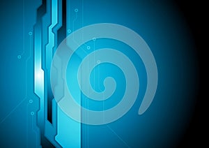 Dark blueabstract technology background