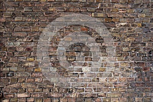 Dark brick wall background