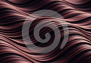 Dark Brown Abstract Waves Background Texture