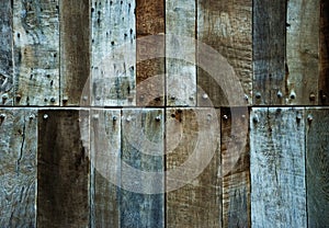 Dark brown and gnarly wooden background