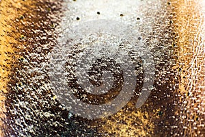 Dark brown leather background texture