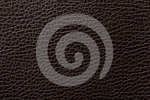 Dark Brown leather texture print as background