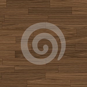 Dark brown parquet flooring