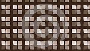 Dark Brown Seamless Geometric Square Background Pattern