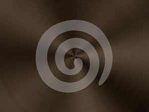 Dark brown spinning circular round texture background