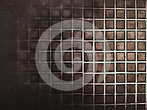 Dark brown square pattern background