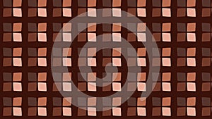 Dark Brown Square Pattern Background Illustration