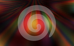 Dark Brown vector blurred bright texture.