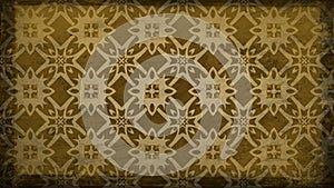 Dark Brown Vintage Decorative Ornament Background Pattern