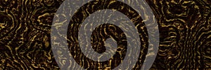 Dark brown wooden surface with art line ornament texture. wavy pattern. Art deco ornament wavy line art background ethnic pattern