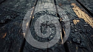Dark Burned Wood Texture Background