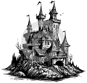 Dark Castle Black and White