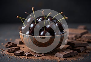 A Dark Cherries and Chocolate