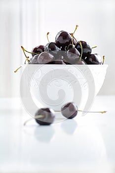 Dark cherries
