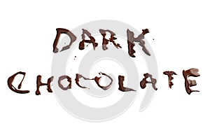 Dark chocolate photo