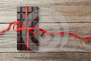 Dark chocolate bar