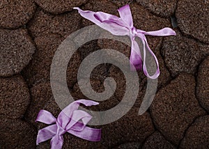 Dark chocolate biscuits