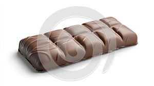 Dark Chocolate Isolated White Background