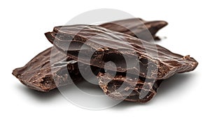 Dark chocolate pieces