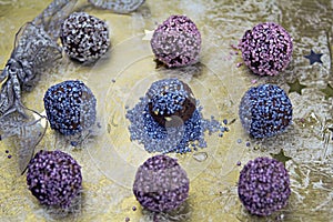 Dark chocolate truffle