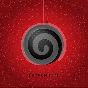 Dark Christmas background for greeting cards.