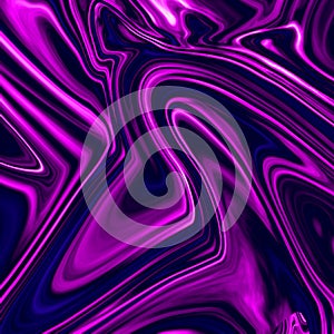 Dark chromatic purple liquid abstract illustration