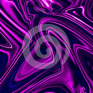 Dark chromatic purple liquid abstract illustration photo