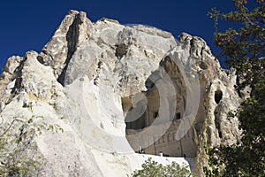 Dark church in GÃÂ¶reme