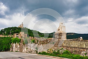 Dark Clouds Over Historic Tsarevets Fortress, Bulgaria