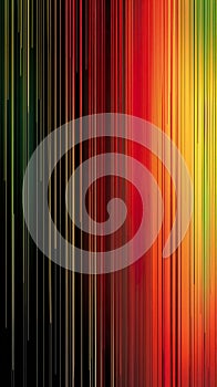 dark colorful stripes background, in style of yellow, red, green and orange, creative abstract design wallpaper, banner