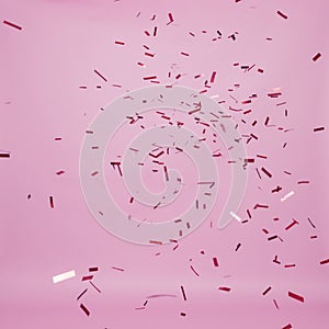 Dark confetti falling pink background. High quality and resolution beautiful photo concept