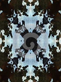 Dark Cow Hide Pattern