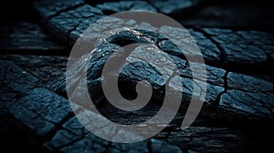 Dark, Cracked Chain Links