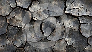 Dark Cracked Earth Texture Background Image