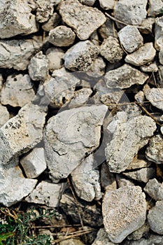 Dark detailed gray stone background close up