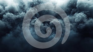 Dark Dramatic Storm Cloudscape