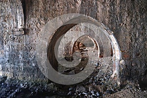 A dark dungeon of an old castle.