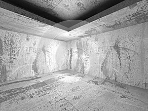 Dark empty concrete room interior background