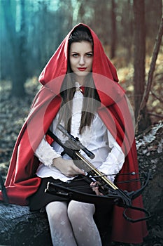 Dark fantasy Little red riding hood