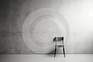 Home design interior nobody room empty retro background vintage old wall chair