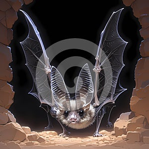 Dark Gargoyle Batmen: An Illuminating Gothic Fantasy Image