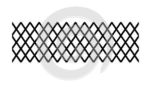 Dark Geometric Intersecting Line Grid Pattern Background, vector design Generative AI