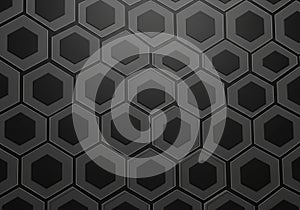 Dark geometric pattern featuring a series